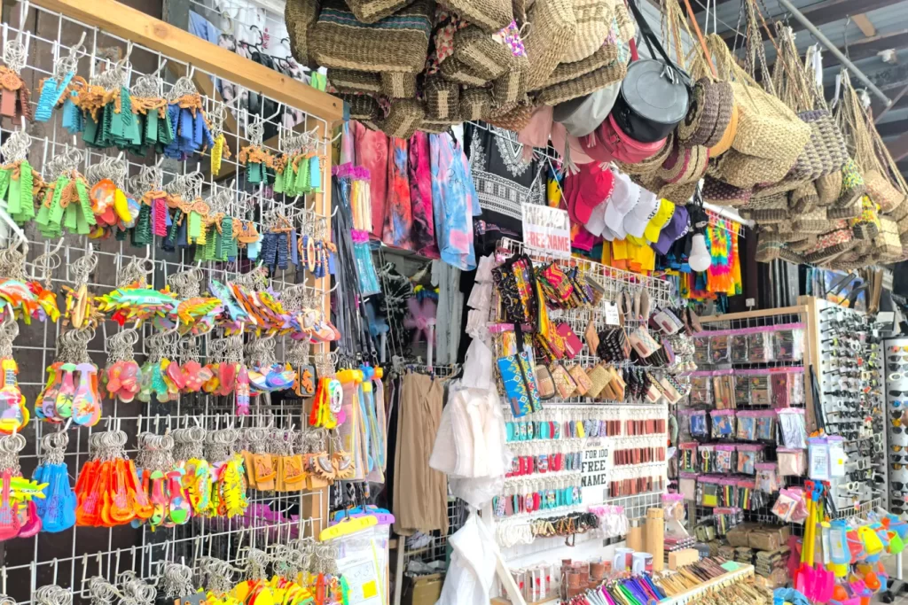 Souvenir shops inside DMall