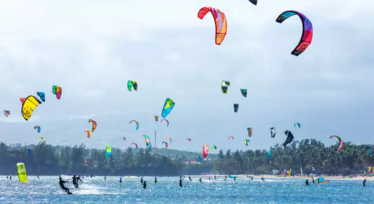 kite boarding