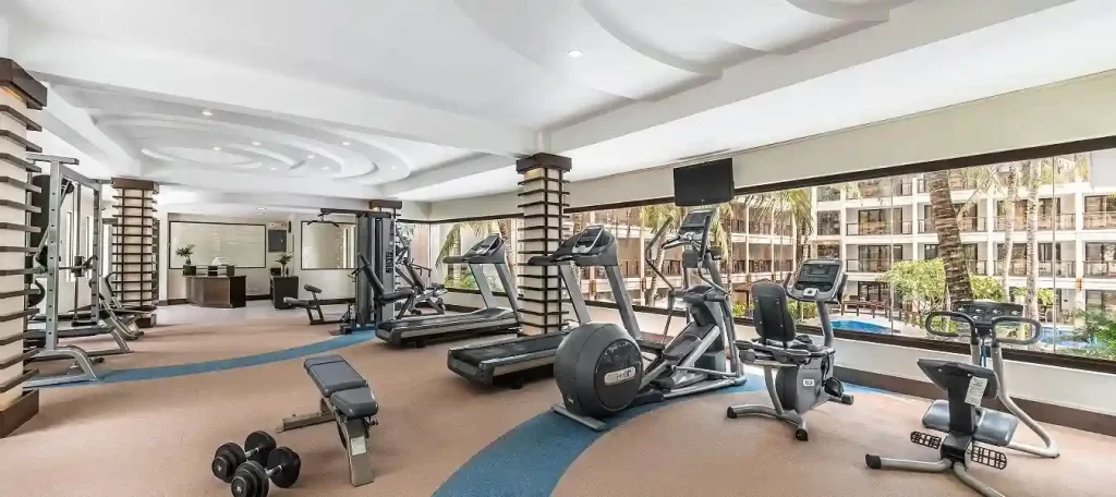 Gym at the Henann Lagoon Boracay
