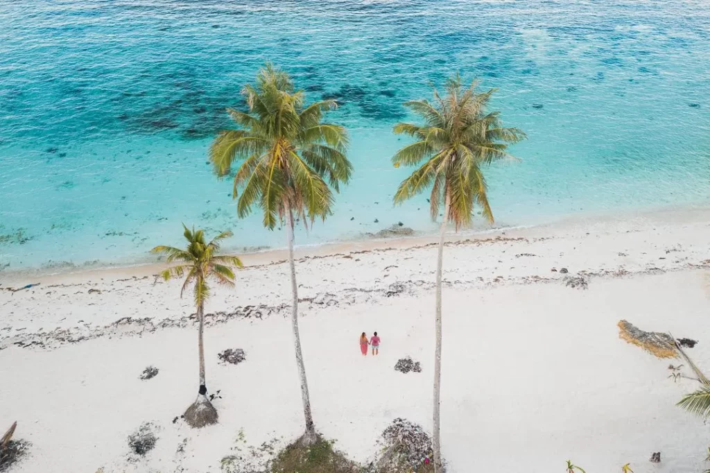Lanas Beach at the neighboring island of Boracay, Carabao Island