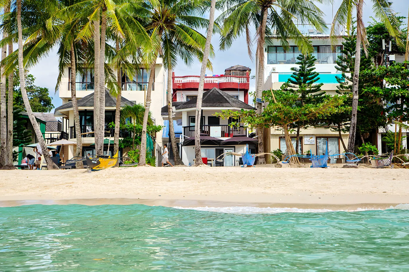 La Suerte Villa on the beach, Boracay