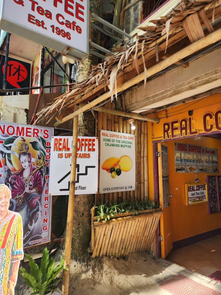 Real Coffee and Tea Cafe, Station 2, Boracay