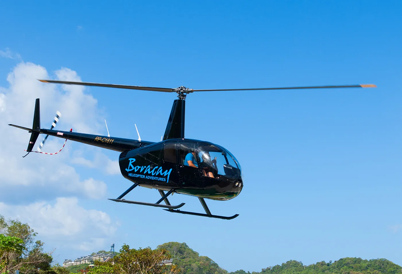 Helicopter over Boracay