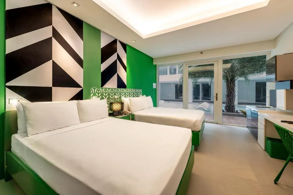Deluxe Twin with Pool Access at Astoria Current, Boracay