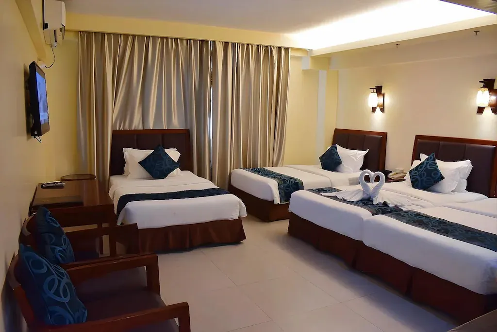 Quadruple Family Room at Golden Phoenix Hotel Boracay, Boracay
