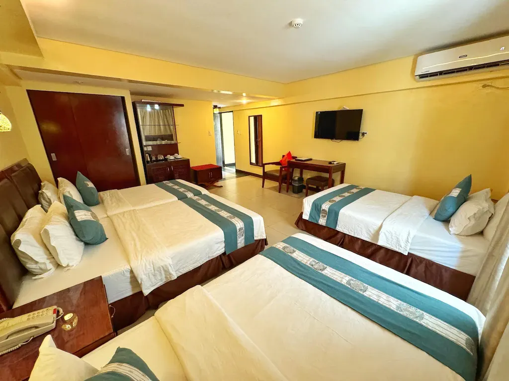 Quadruple Family Room at Golden Phoenix Hotel Boracay, Boracay
