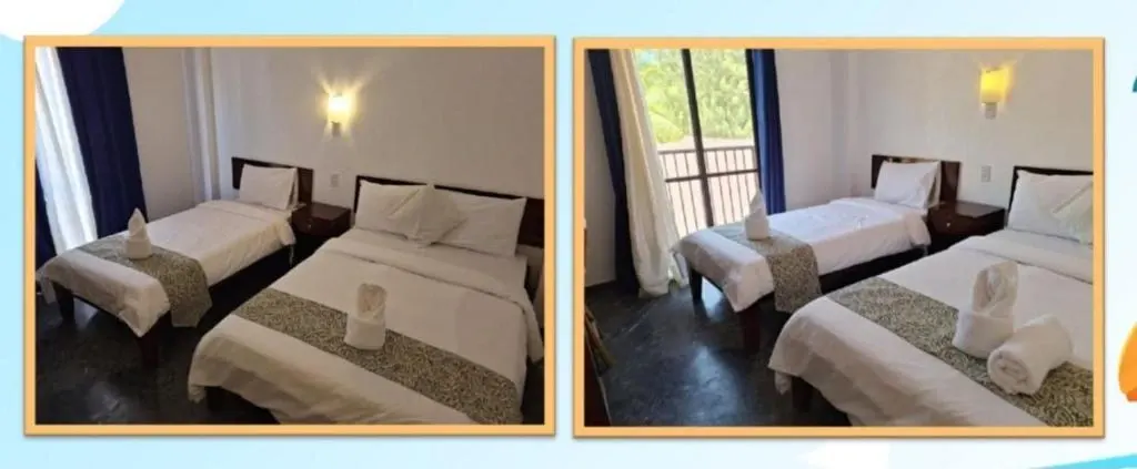 Double Room at Sun Villa Beachfront Hotel, Balabag, Boracay